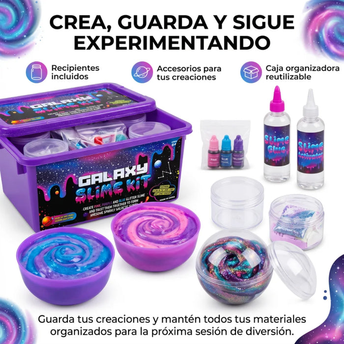 Kit Para Hacer Slime Completo Con Accesorios Y Maletín Infantil