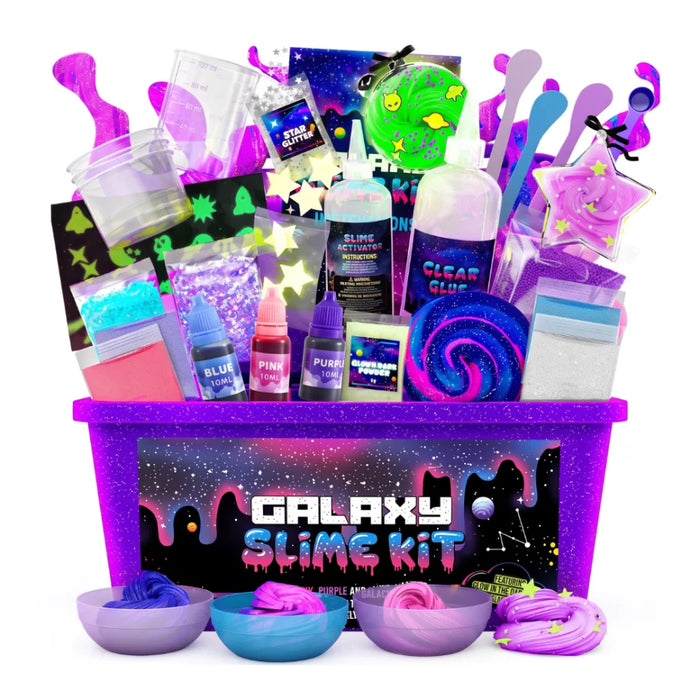 Kit Para Hacer Slime Completo Con Accesorios Y Maletín Infantil