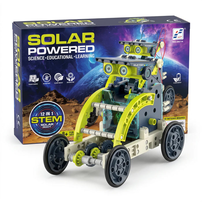 Kit Robot Solar Para Armar Juguete Educativo Ciencia Infantil