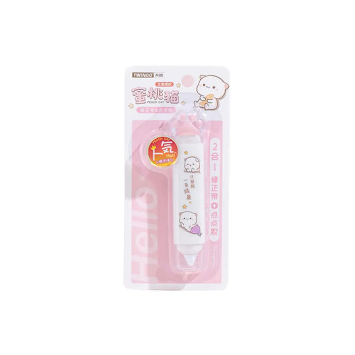 Lapiz 2 En 1 Corrector Y Pegamento En Cinta Patita - Fliperex