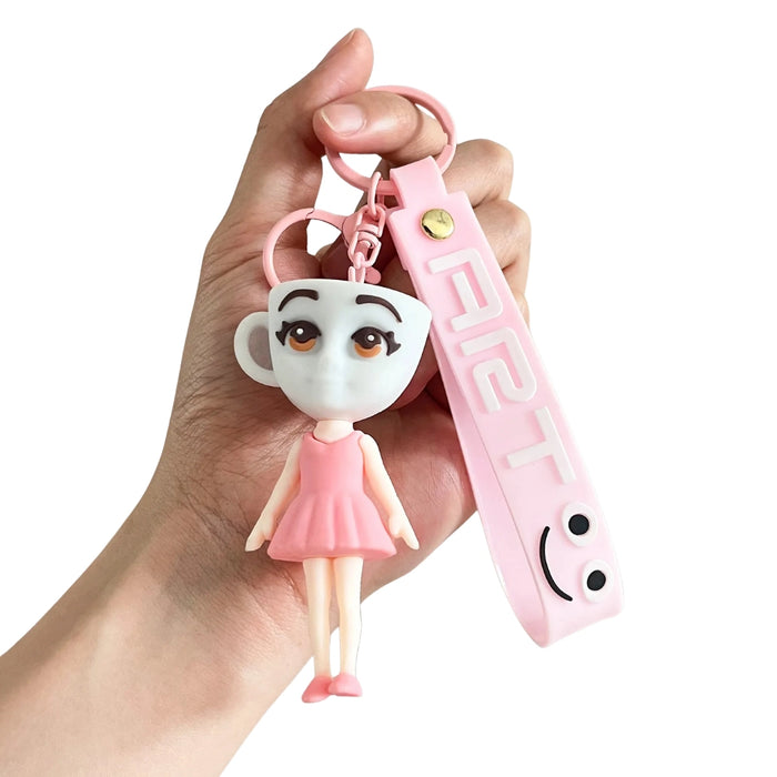 Llavero Colgante De Goma Brainrot Ballerina Capuchina