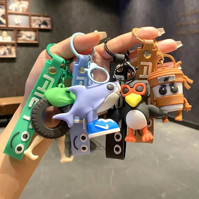 Llavero Colgante De Goma Brainrot Boneca Ambalabu