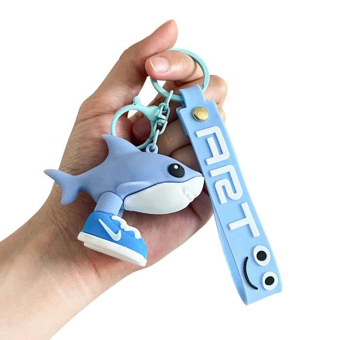 Llavero Colgante De Goma Brainrot Tralalero Tralala