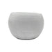 Macetero Maceta Acabado Cemento Relieve Rustico Blanco - Fliperex