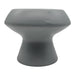 Macetero Maceta De Ceramica Con Forma De Seta Gris Deco - Fliperex
