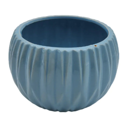 Macetero Maceta De Ceramica Lineas Pequeño Decoracion Jardin - Fliperex