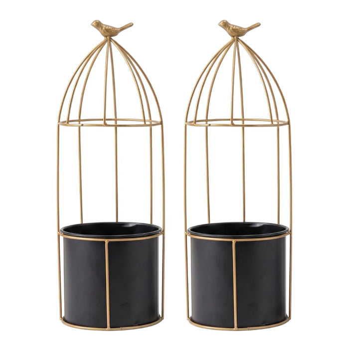 Macetero Metalico Con Pedestal Decorativo Plantas Suculentas