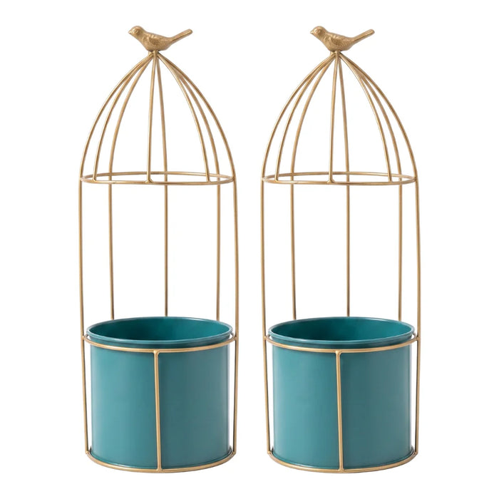 Macetero Metalico Con Pedestal Decorativo Plantas Suculentas