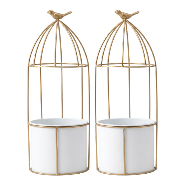 Macetero Metalico Con Pedestal Decorativo Plantas Suculentas