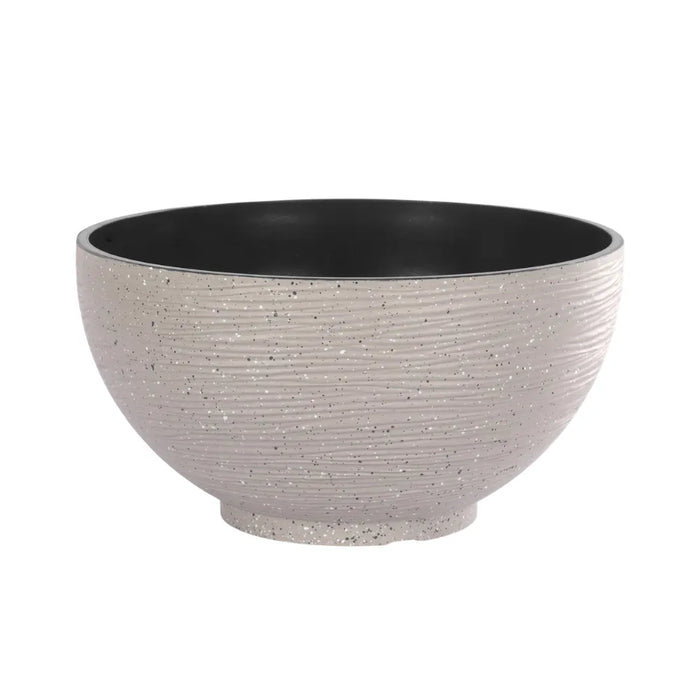 Macetero Plastico Semi Esfera Premium Diseño a Rayas S