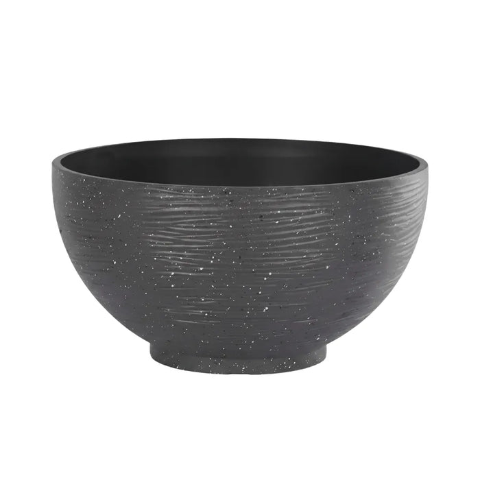 Macetero Plastico Semi Esfera Premium Diseño a Rayas S