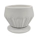 Maceteros Maceta De Ceramica Diamante Elegante Blanco L - Fliperex