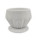 Maceteros Maceta De Ceramica Diamante Elegante Blanco M - Fliperex