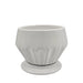 Maceteros Maceta De Ceramica Diamante Elegante Blanco S - Fliperex