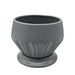 Maceteros Maceta De Ceramica Diamante Elegante Gris M - Fliperex