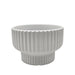 Maceteros Maceta De Ceramica Estilo Copon Blanco Mate S - Fliperex
