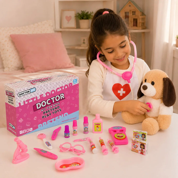 Maletin De Doctora Infantil Set Medico Con Accesorios Niñas