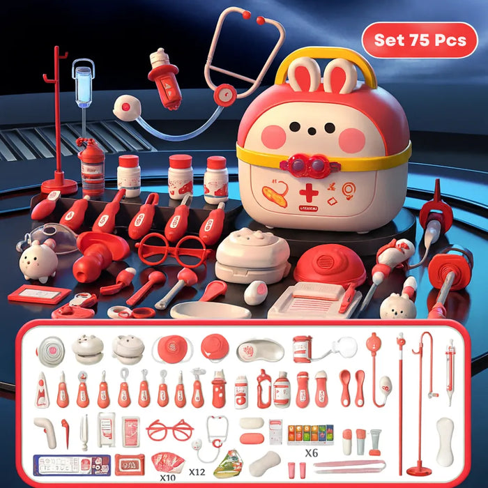 Maletin Medico Infantil Set Doctor Con 75 Piezas Juguete