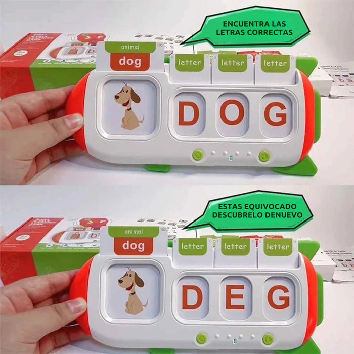 Maquina de Tarjetas Didacticas Aprendizaje de Ingles Niños