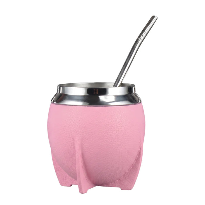 Mate Torpedo Termico Acero Inoxidable 280 Ml Con Bombilla