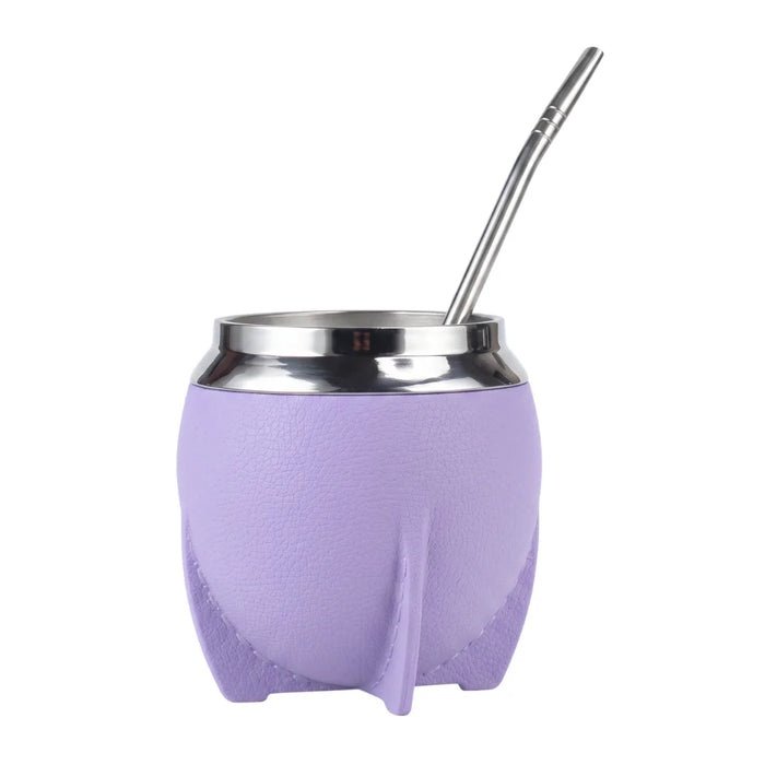 Mate Torpedo Termico Acero Inoxidable 280 Ml Con Bombilla