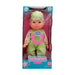 Muñeca Bostecitos Bebe Verde Juguete 30 Cm Original Sonidos - Fliperex
