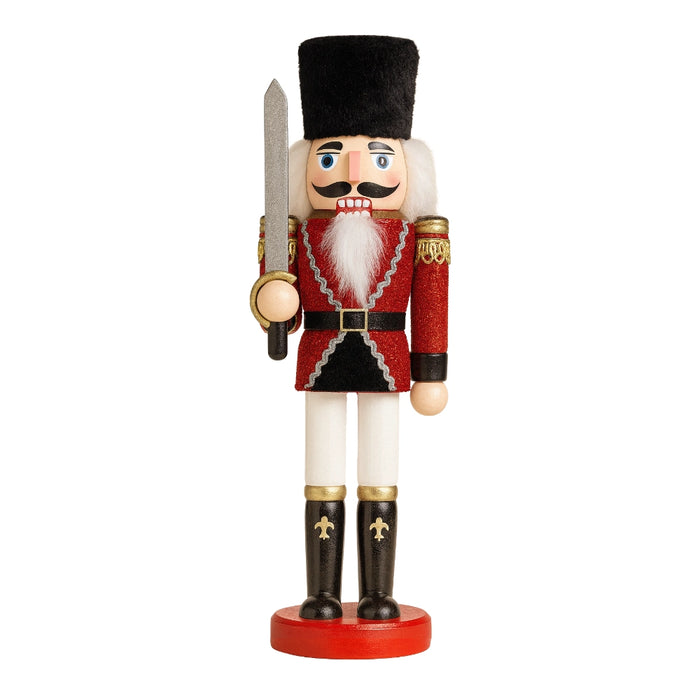 Muñeco Cascanueces Madera 30 Cm Adorno Navideño Decorativo