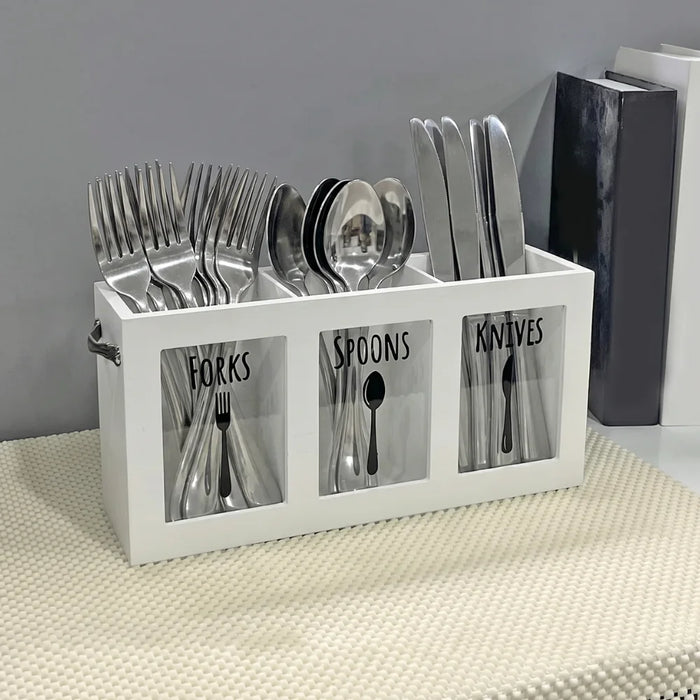 Organizador De Servicios Porta Servicios Cubiertos De Cocina