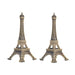 Pack 2 Adorno Torre Eiffel Paris Francia Metalica Decorativa - Fliperex