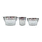 Pack 3 Hieleras Metalicas Vintage Champaña Hielo Tragos Bar