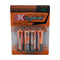 Pack Pilas Doble Aa Kingever 4 Unidades