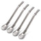 Pack 4 Bombillas Para Mate Acero Inoxidable Reutilizables