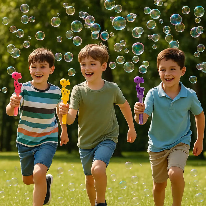 Pack 6 Lanza Burbujas Juguete Infantil Para Niño Cumpleaños