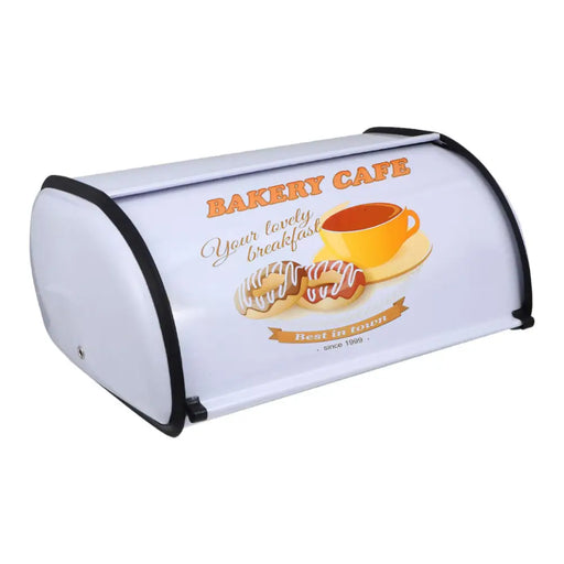 Panera Metálica Vintage Retro Abatible Acero Color Blanco - Fliperex