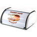 Panera Metálica Vintage Retro Acero Inoxidable Brillante - Fliperex
