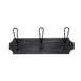 Perchero 3 Ganchos Doble Colgadores De Madera Ropa Negro - Fliperex
