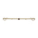Perchero Colgador Para Pared De Fierro Dorado 5 Ganchos - Fliperex
