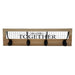 Perchero De Pared Con 4 Perchas Dobles Together - Fliperex