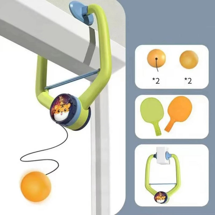 Ping Pong Portatil Sin Mesa Bola Con Cuerda Para Entrenar