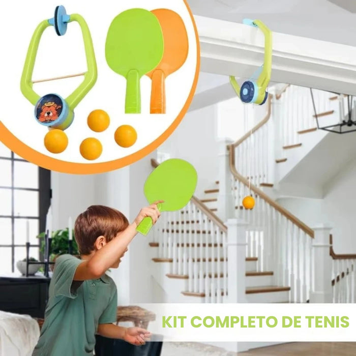 Ping Pong Portatil Sin Mesa Bola Con Cuerda Para Entrenar