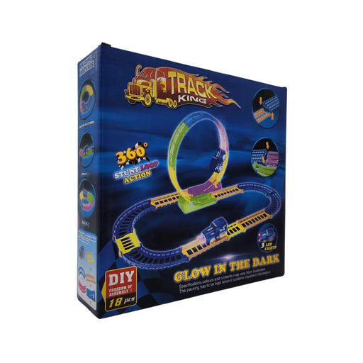 Pista De Carreras Luminosa Track King 360 Stunt Loop Action - Fliperex