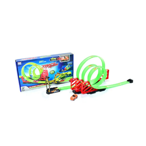 Pista De Carreras Rapid World Lanzamiento Autitos - Fliperex