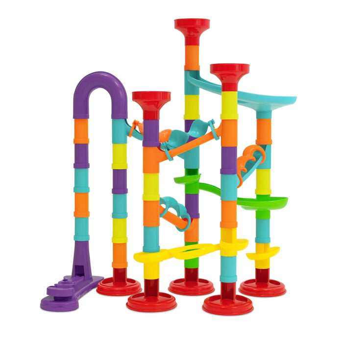 Pista De Bolitas 197 Piezas Bloques De Construccion Tobogan