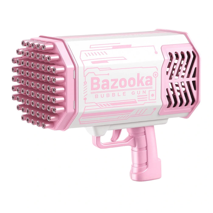 Pistola De Burbujas Bazooka Bubble Gun Juguete Con Luces Led