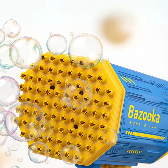 Pistola De Burbujas Bazooka Bubble Gun Juguete Con Luces Led