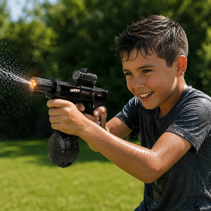 Pistola de Agua Electrica Automatica Alta Potencia Luz Led
