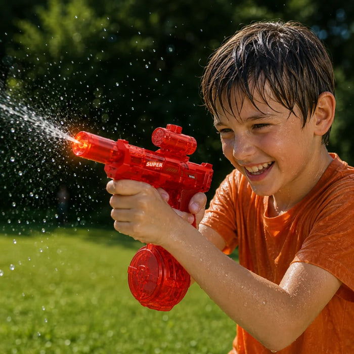 Pistola de Agua Electrica Automatica Alta Potencia Luz Led