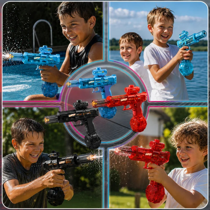 Pistola de Agua Electrica Automatica Alta Potencia Luz Led