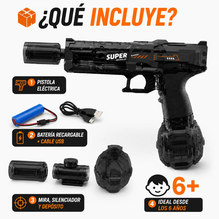 Pistola de Agua Electrica Automatica Alta Potencia Luz Led