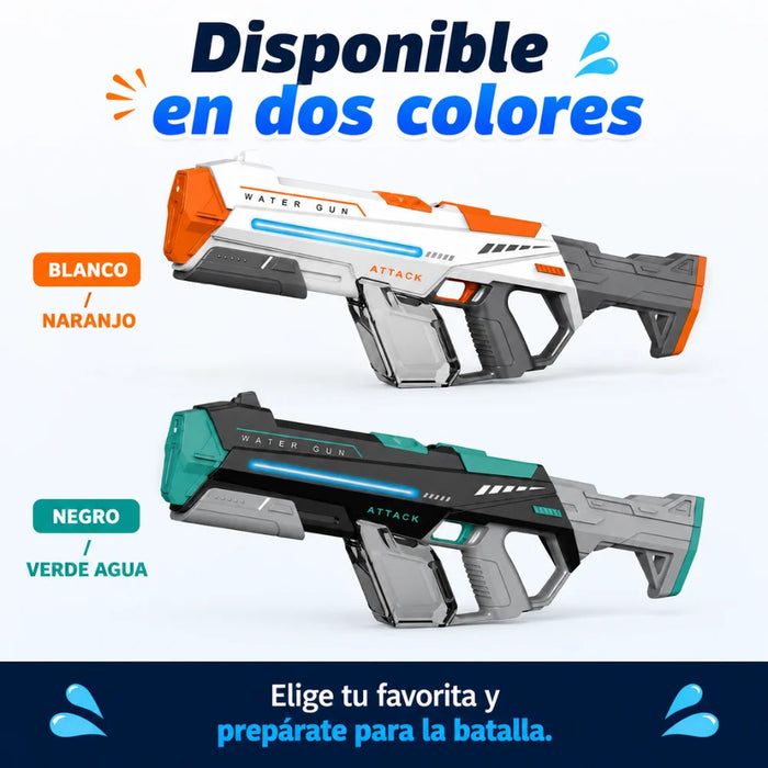 Pistola de Agua Electrica Automatica Alta Presion Recargable